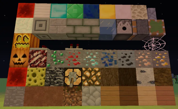 AmbaPack v1.0, Текстуры, Minecraft