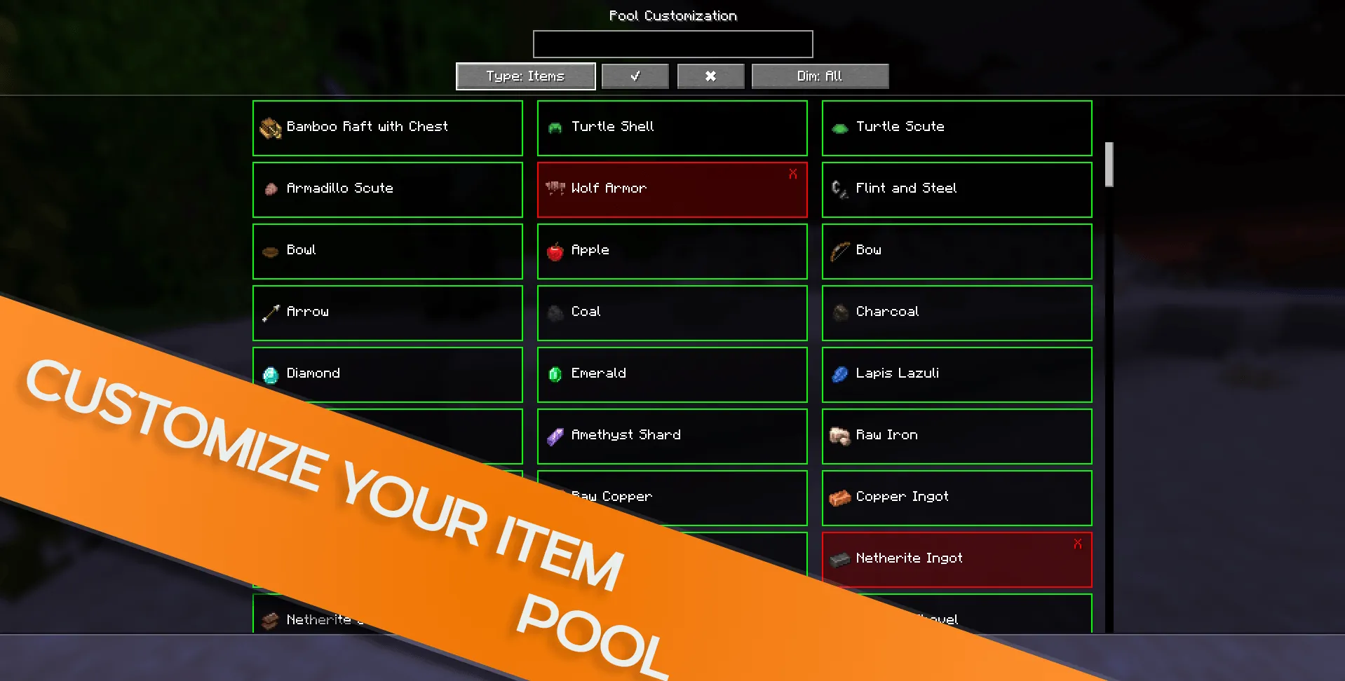 Speedrun Roulette, Моды, Minecraft