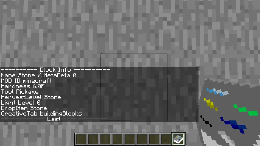 BlockInfoItem, Моды, Minecraft