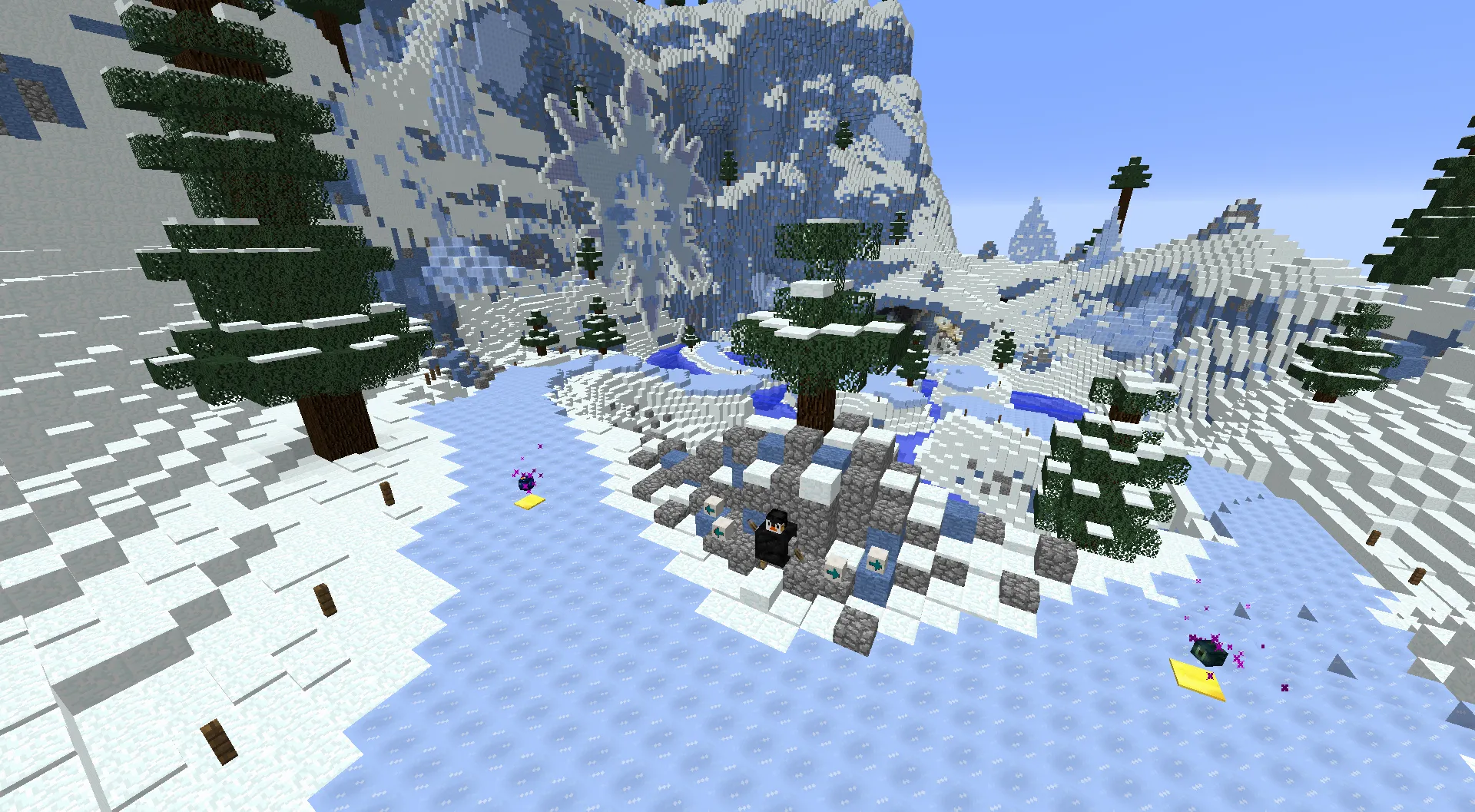 Ice Boat Madness, Карты, Minecraft