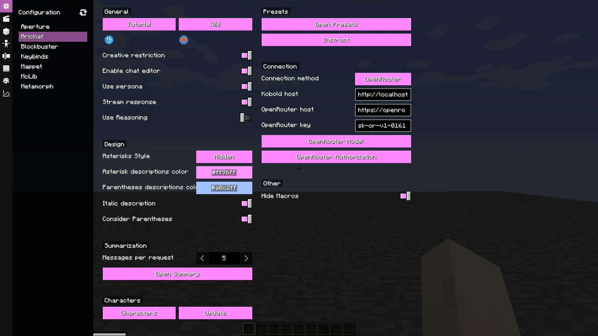 ArichatClassic — скриншот 6 (Моды, Minecraft)