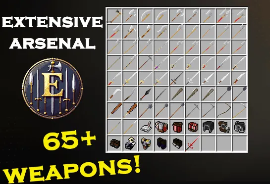 Epic Weaponry Unbound [E.W.U.], Моды, Minecraft