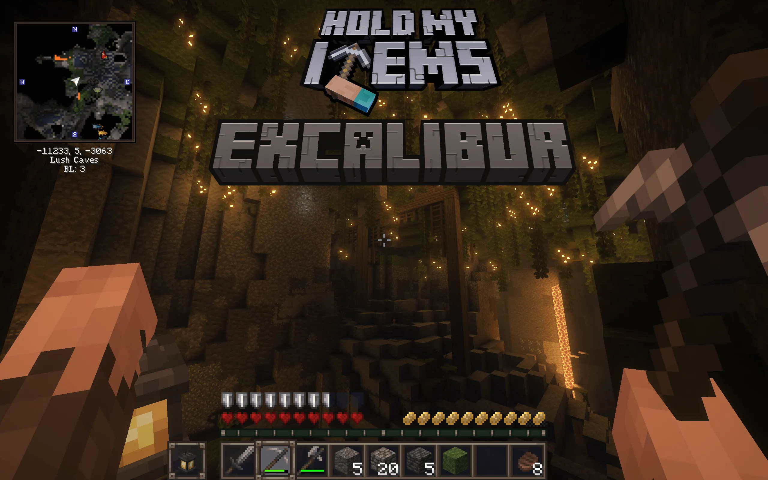 Excalibur | Hold My Items Support, Текстуры, Minecraft