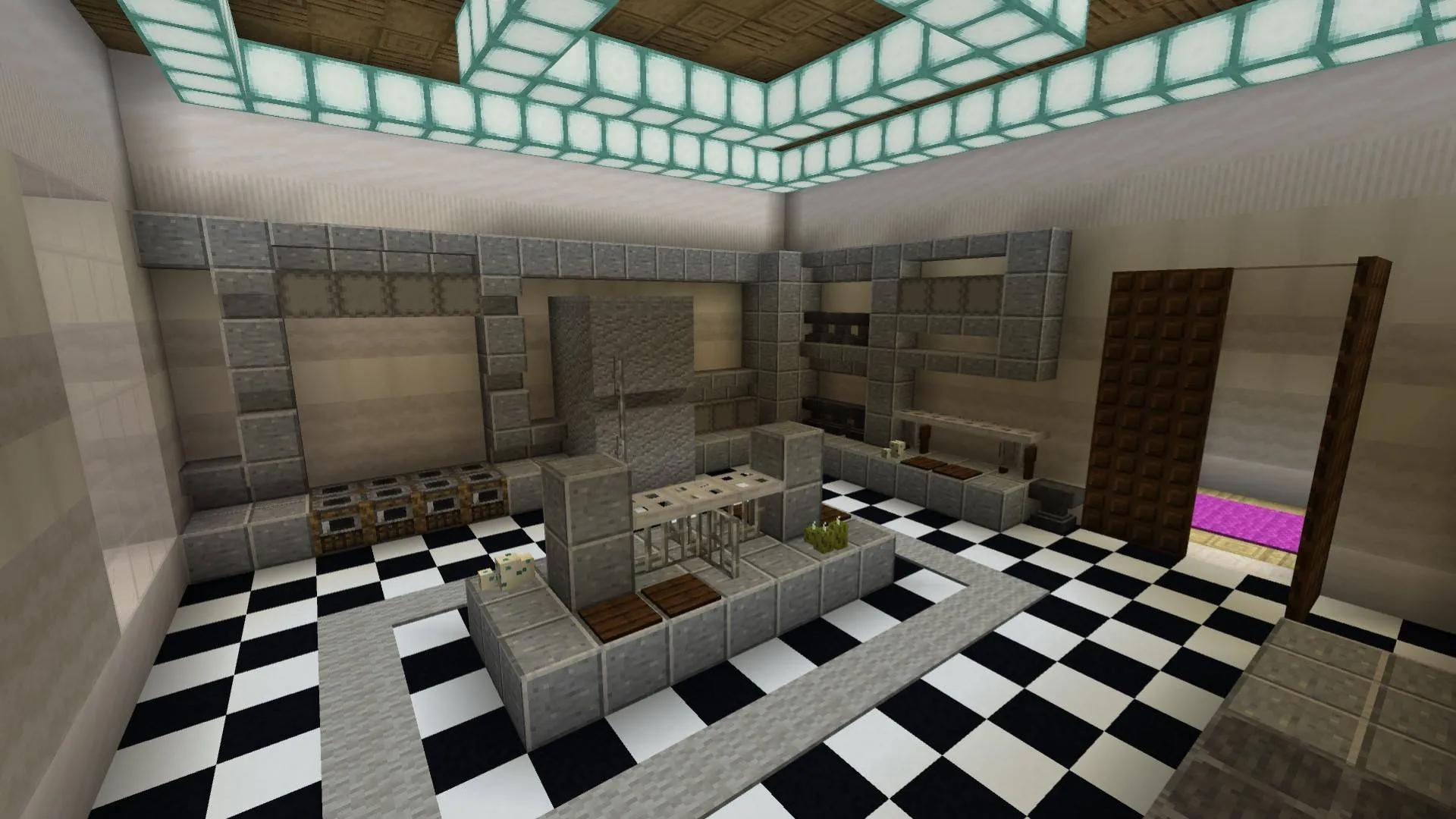 Pink Castle - Survival Spawn, Карты, Minecraft