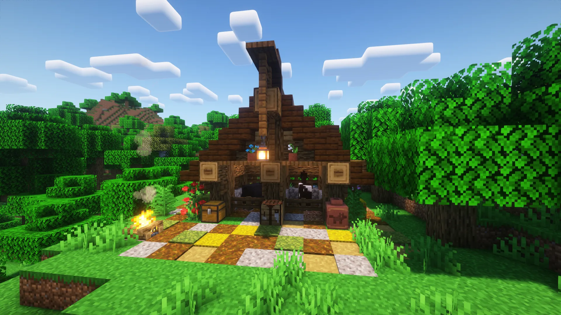 Small horse stable, Моды, Minecraft