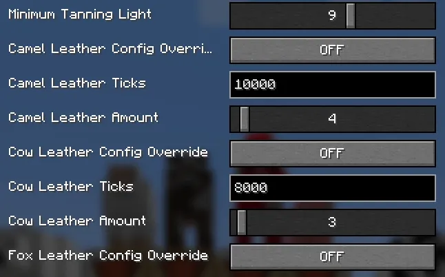 Leather Working - Pelts & Hides — скриншот 1 (Моды, Minecraft)