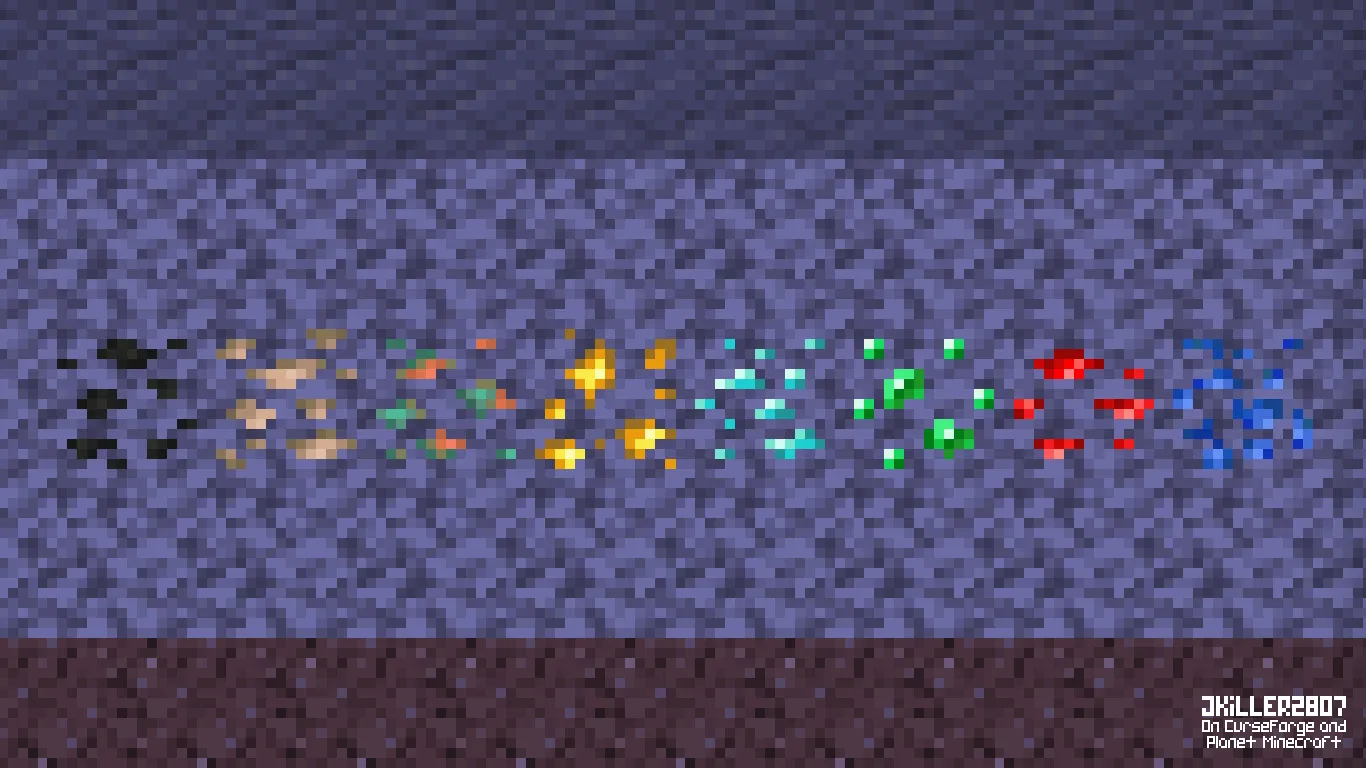 Visible M-Ore Variants, Текстуры, Minecraft