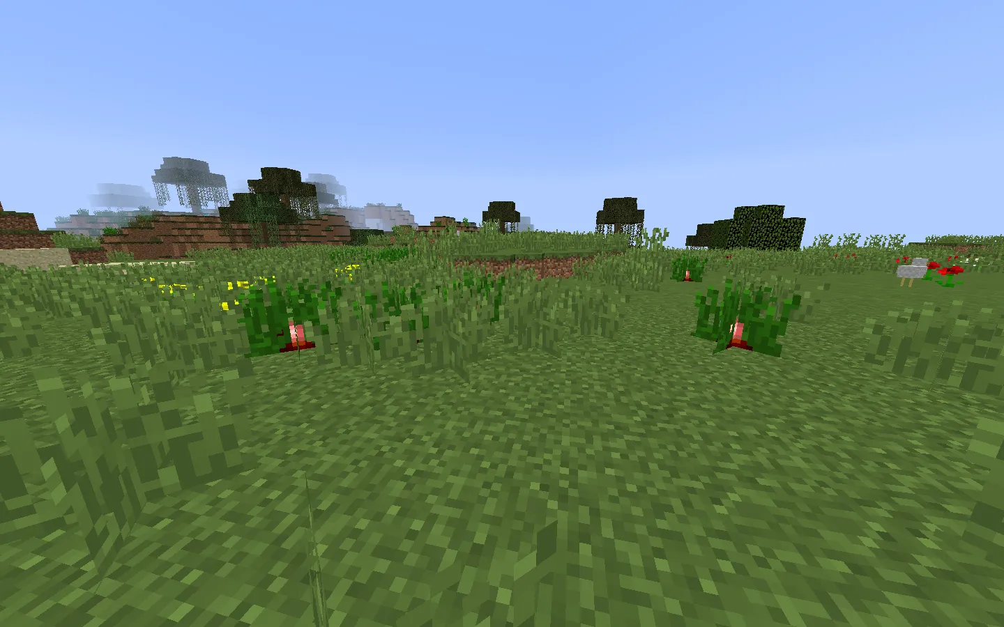 Wild Plants — скриншот 1 (Моды, Minecraft)