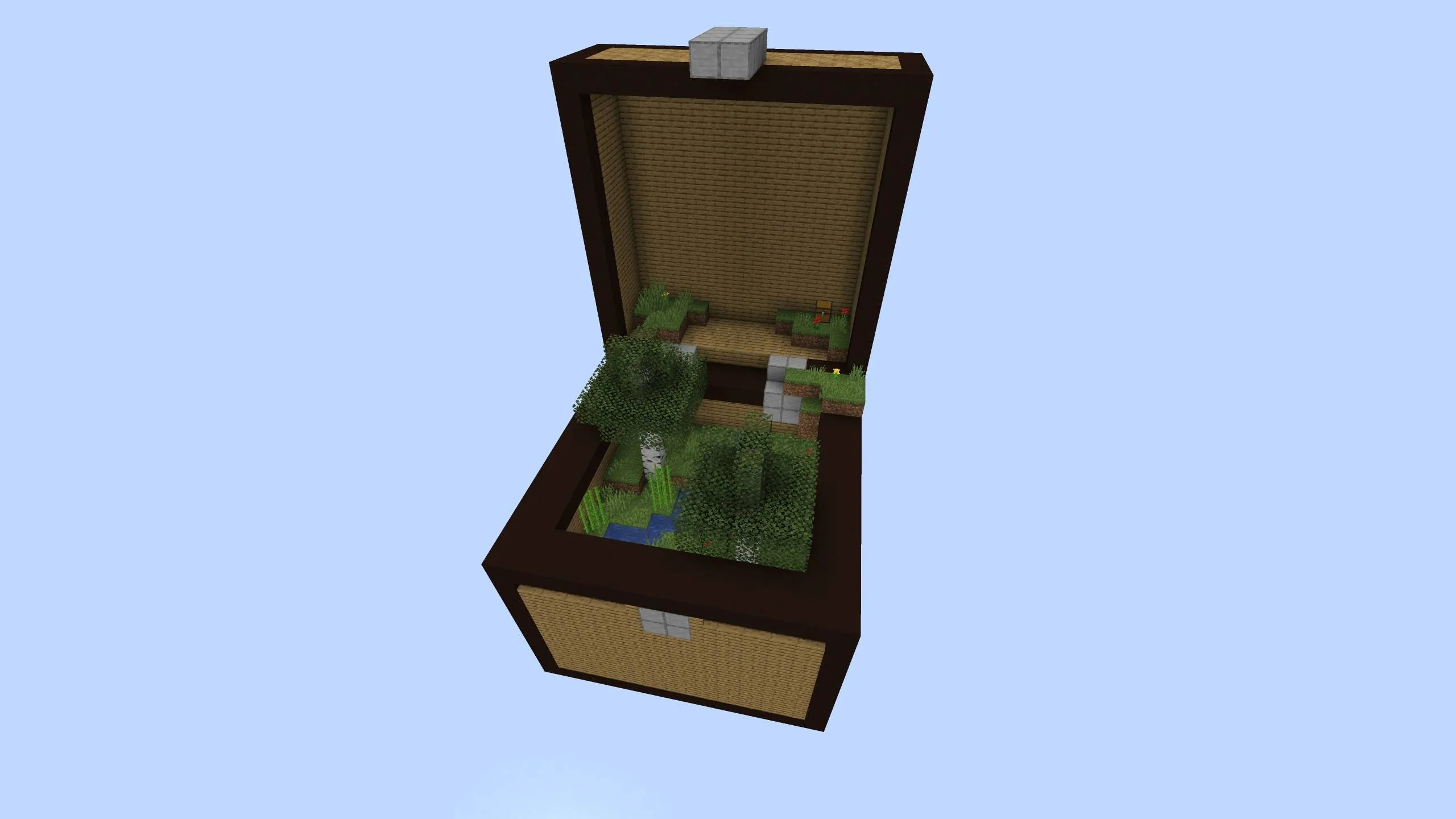 Skyblock Chest Challenge, Карты, Minecraft