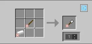 The 2x2 craftable tools recipe, Моды, Minecraft