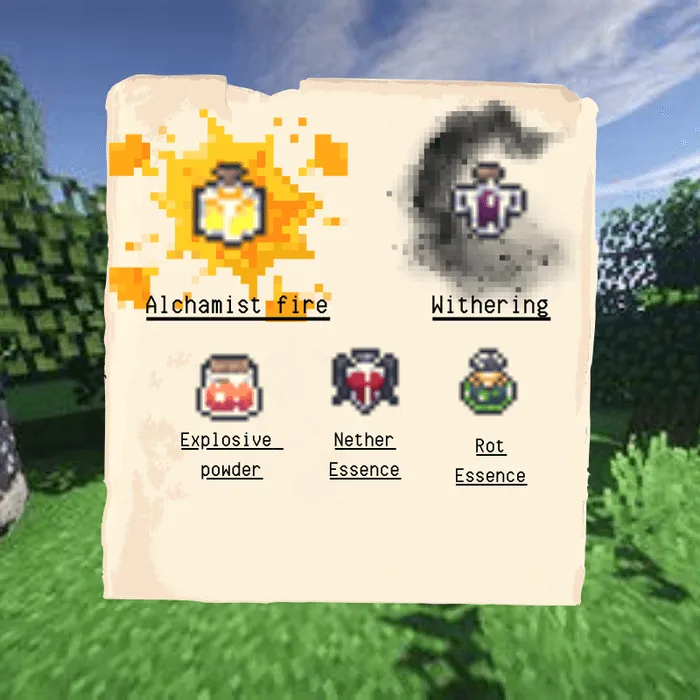 Abyssal's potions — скриншот 2 (Моды, Minecraft)