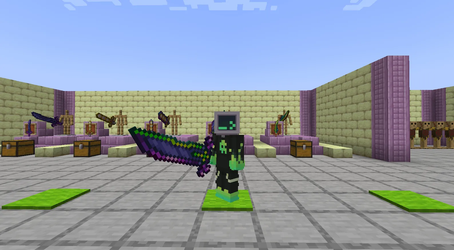 More Terraria weapons, Моды, Minecraft