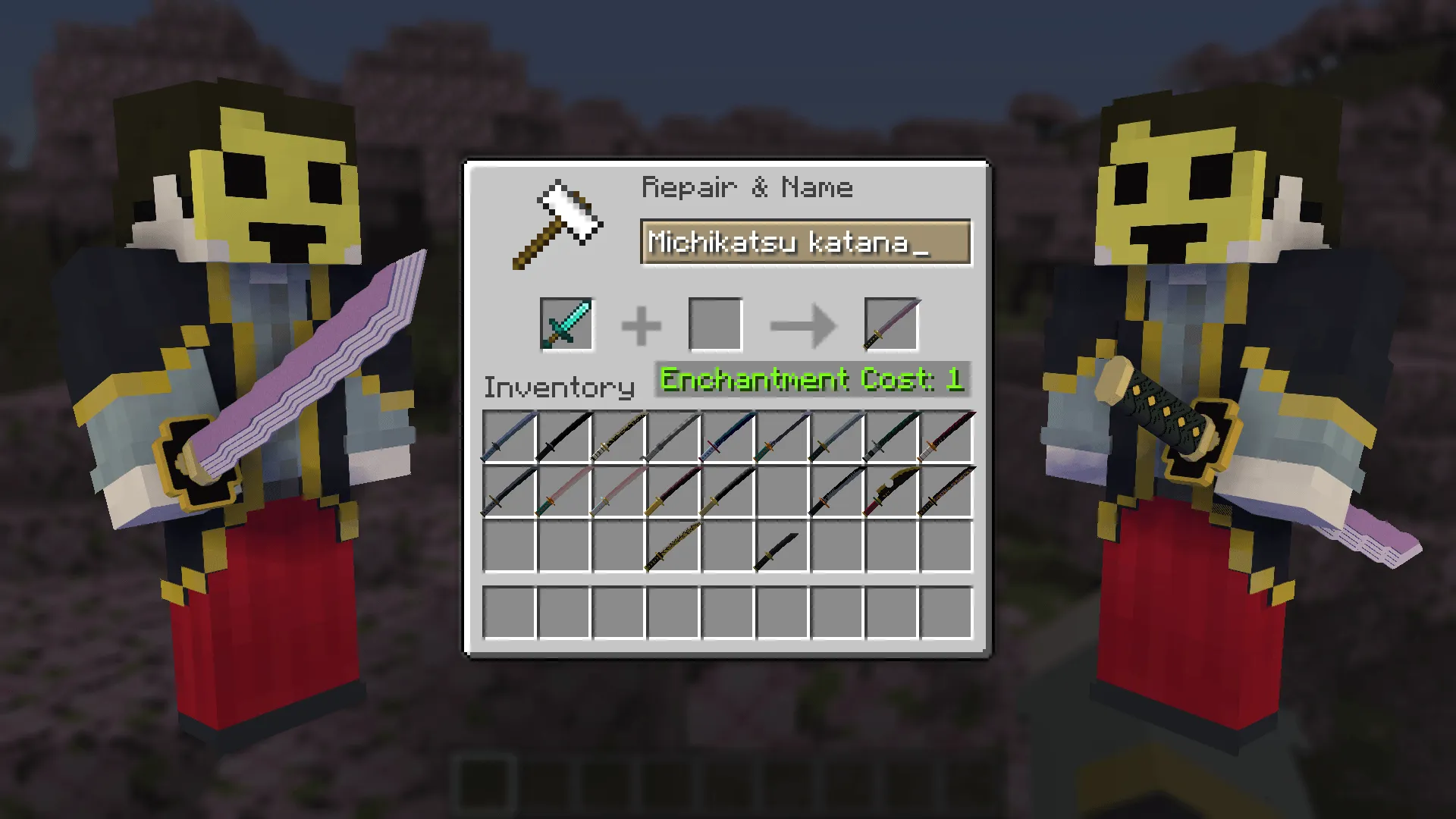 Demon slayer full pack — скриншот 16 (Текстуры, Minecraft)