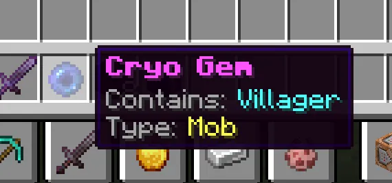 The Cryo Gem, Моды, Minecraft