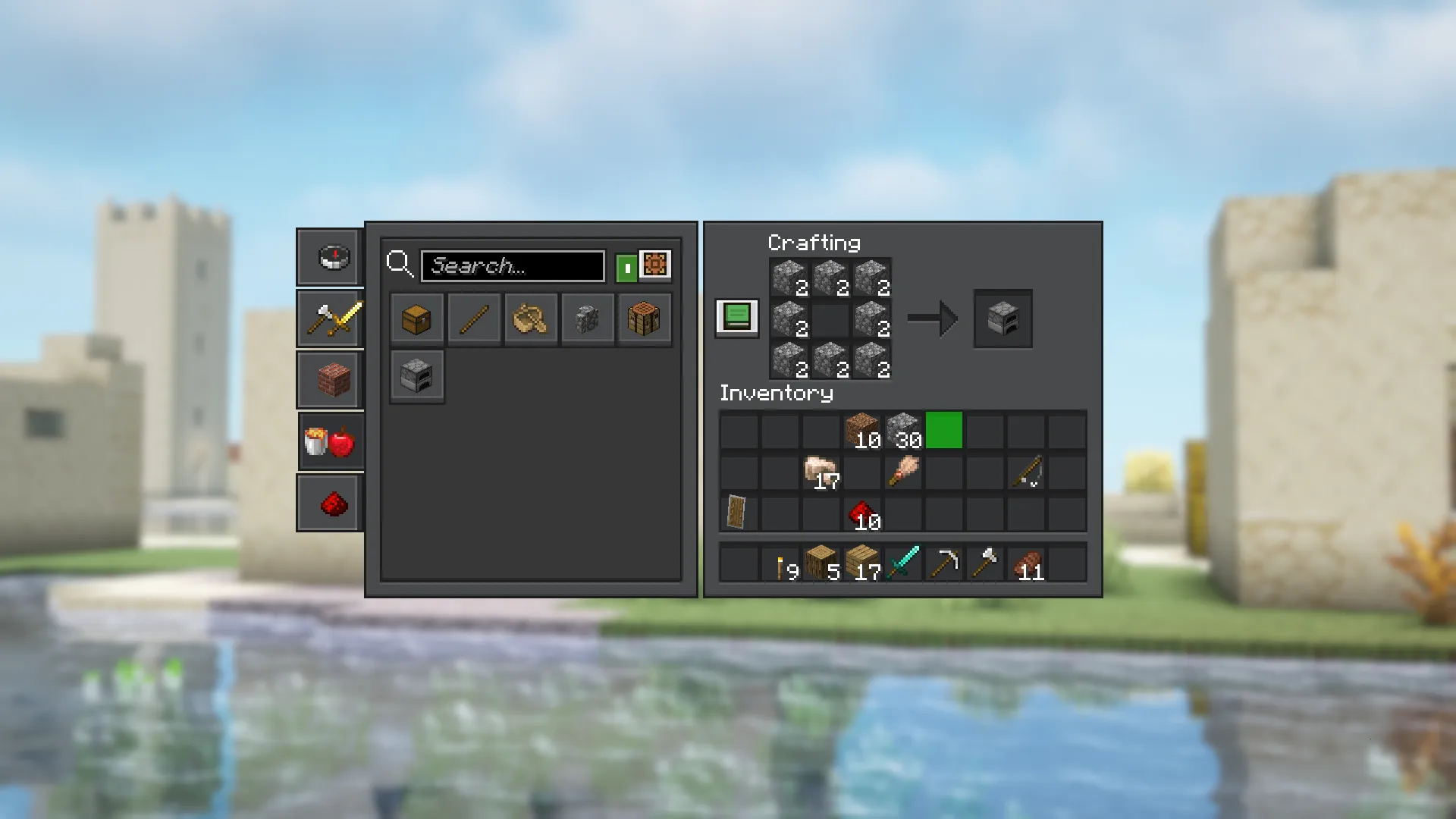 Ore UI's style interface — скриншот 3 (Текстуры, Minecraft)