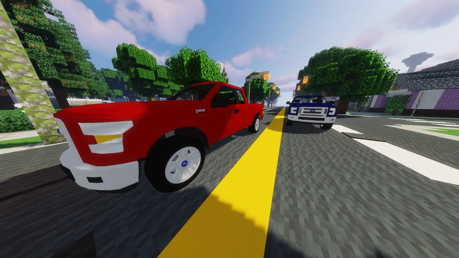 Immersive Vehicles [IV/MTS] Ford Pickup Trucks — скриншот 2 (Моды, Minecraft)