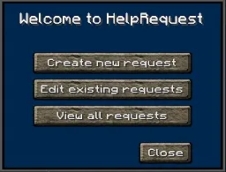 HelpRequest — скриншот 1 (Плагины, Minecraft)
