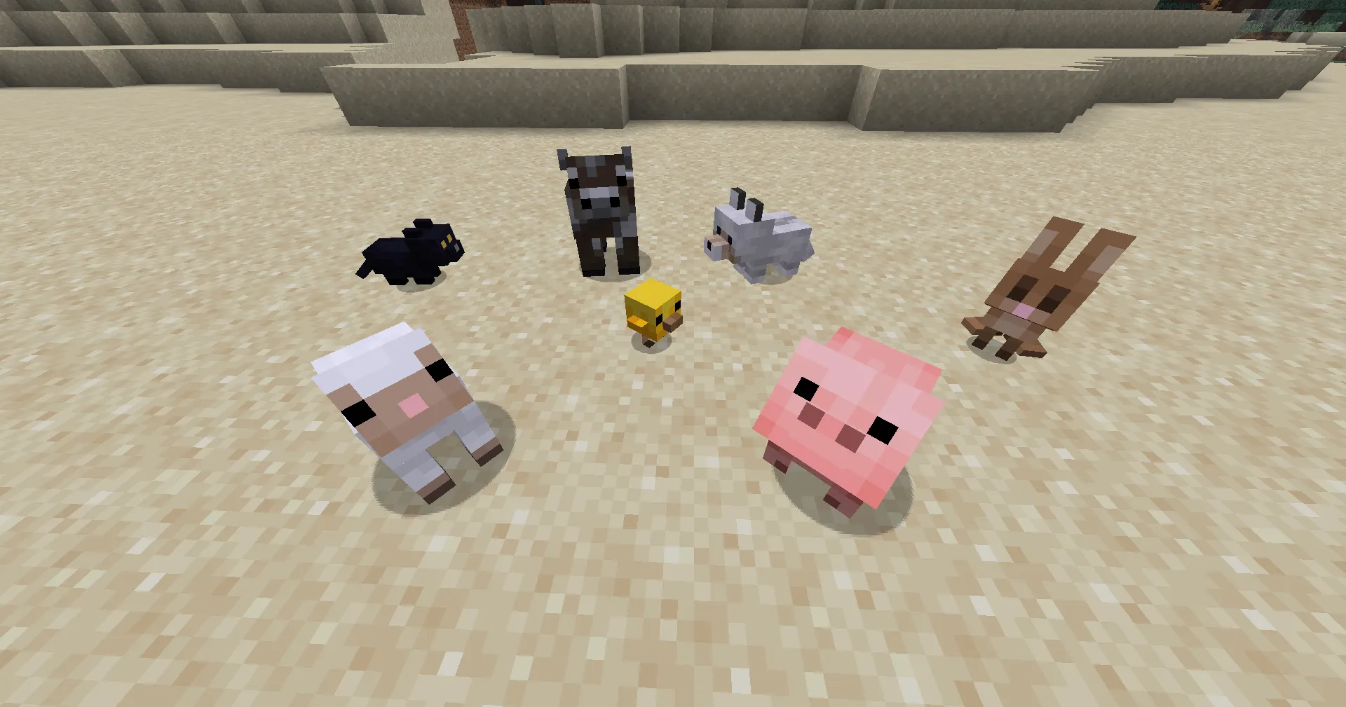 Baby Mobs, Текстуры, Minecraft