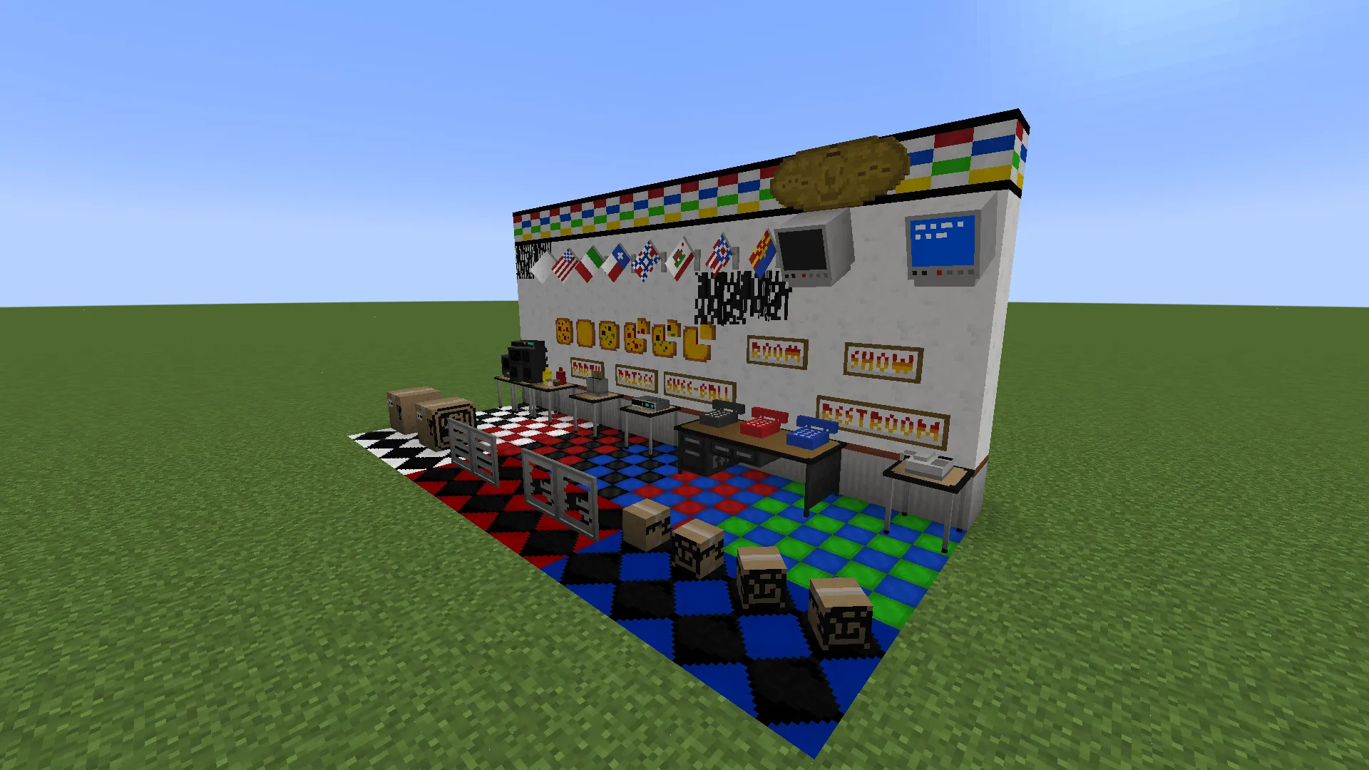 FNaF: The Happiest Day Homicide (THDH), Моды, Minecraft