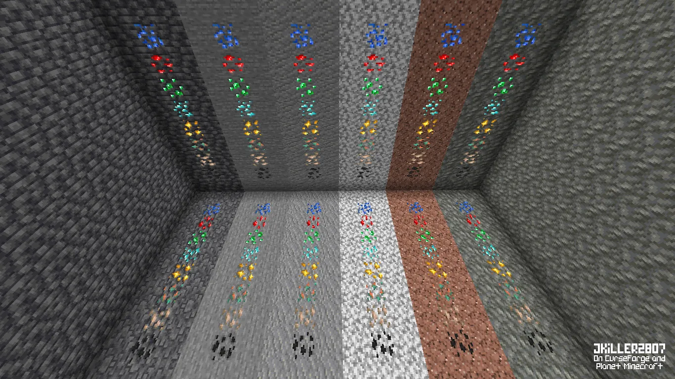 Visible M-Ore Variants, Текстуры, Minecraft