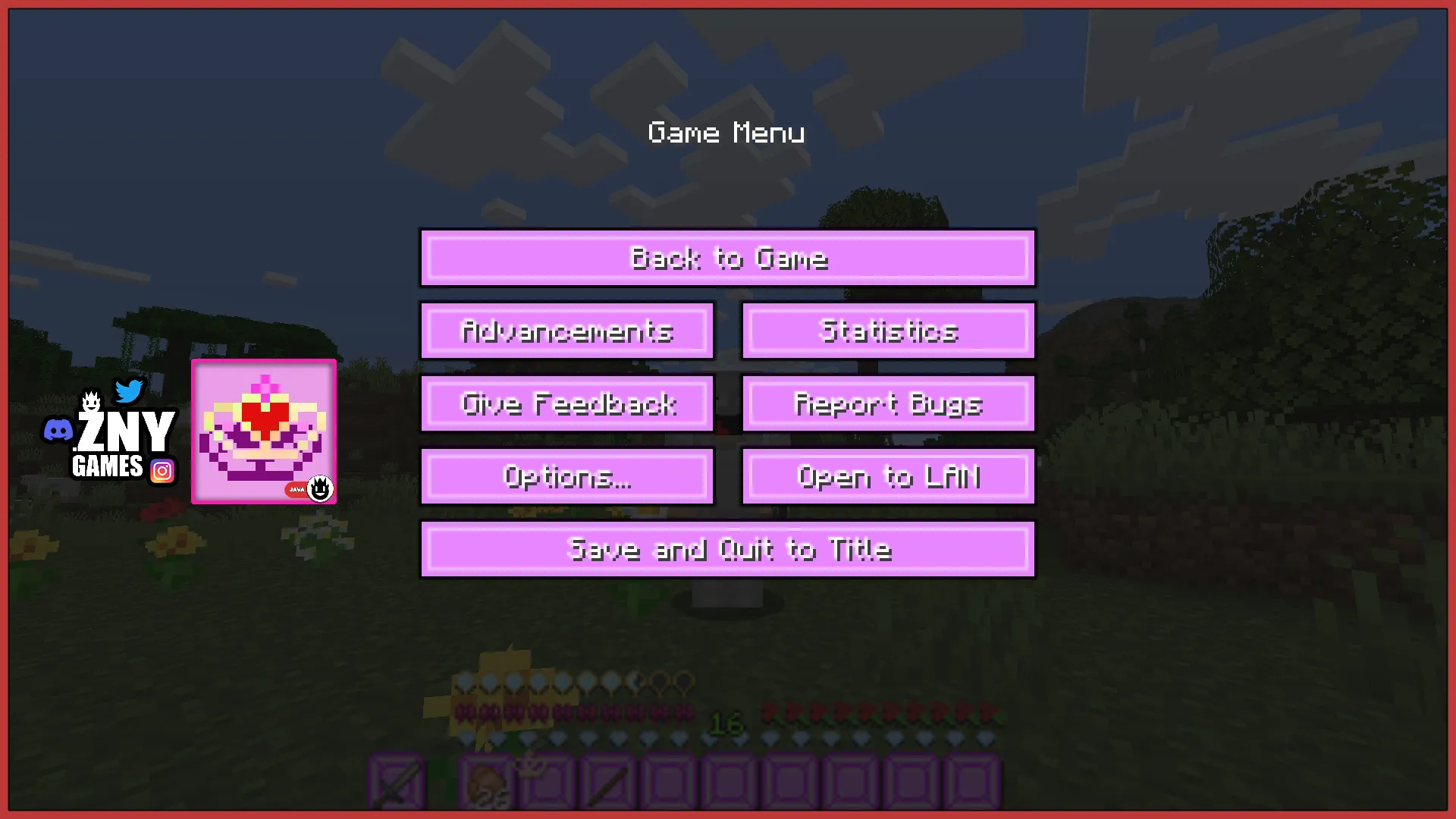 PRINCESS, Текстуры, Minecraft