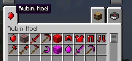 Rubin Mod by JaTV — скриншот 1 (Моды, Minecraft)