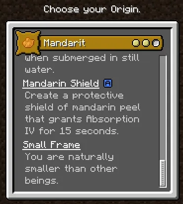 Mandarit (Origin) — скриншот 2 (Моды, Minecraft)