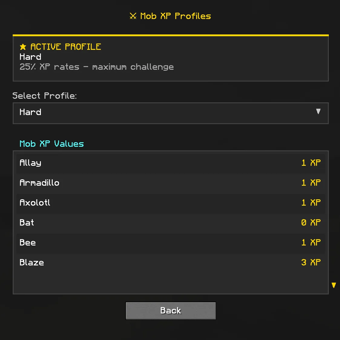 PB-Skills, Моды, Minecraft