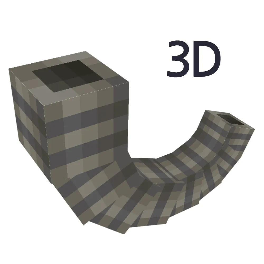 Goat Horn 3D — скриншот 1 (Текстуры, Minecraft)
