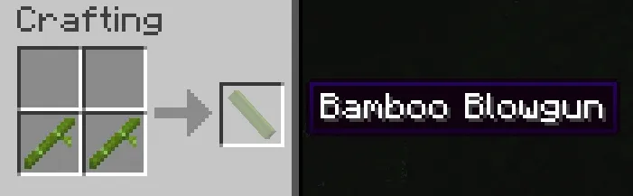 Blowguns, Моды, Minecraft