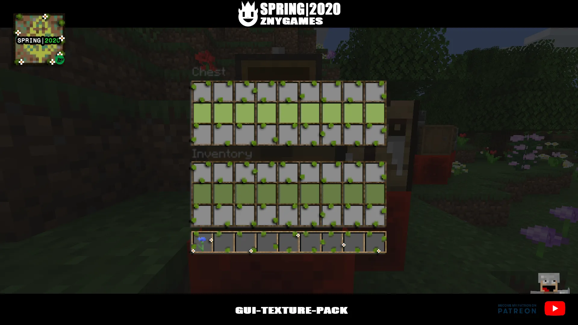 Spring|2020 🌻🌼🌷 - GUI-TEXTURE-PACK — скриншот 14 (Текстуры, Minecraft)