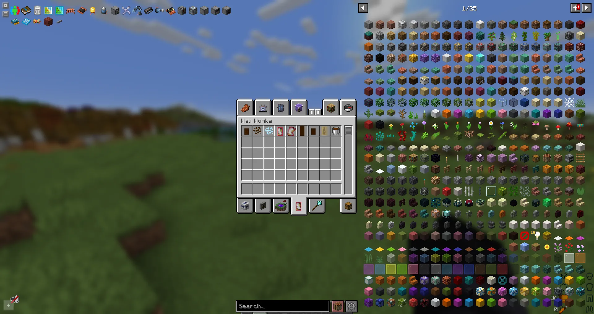 Wali Wonka, Моды, Minecraft