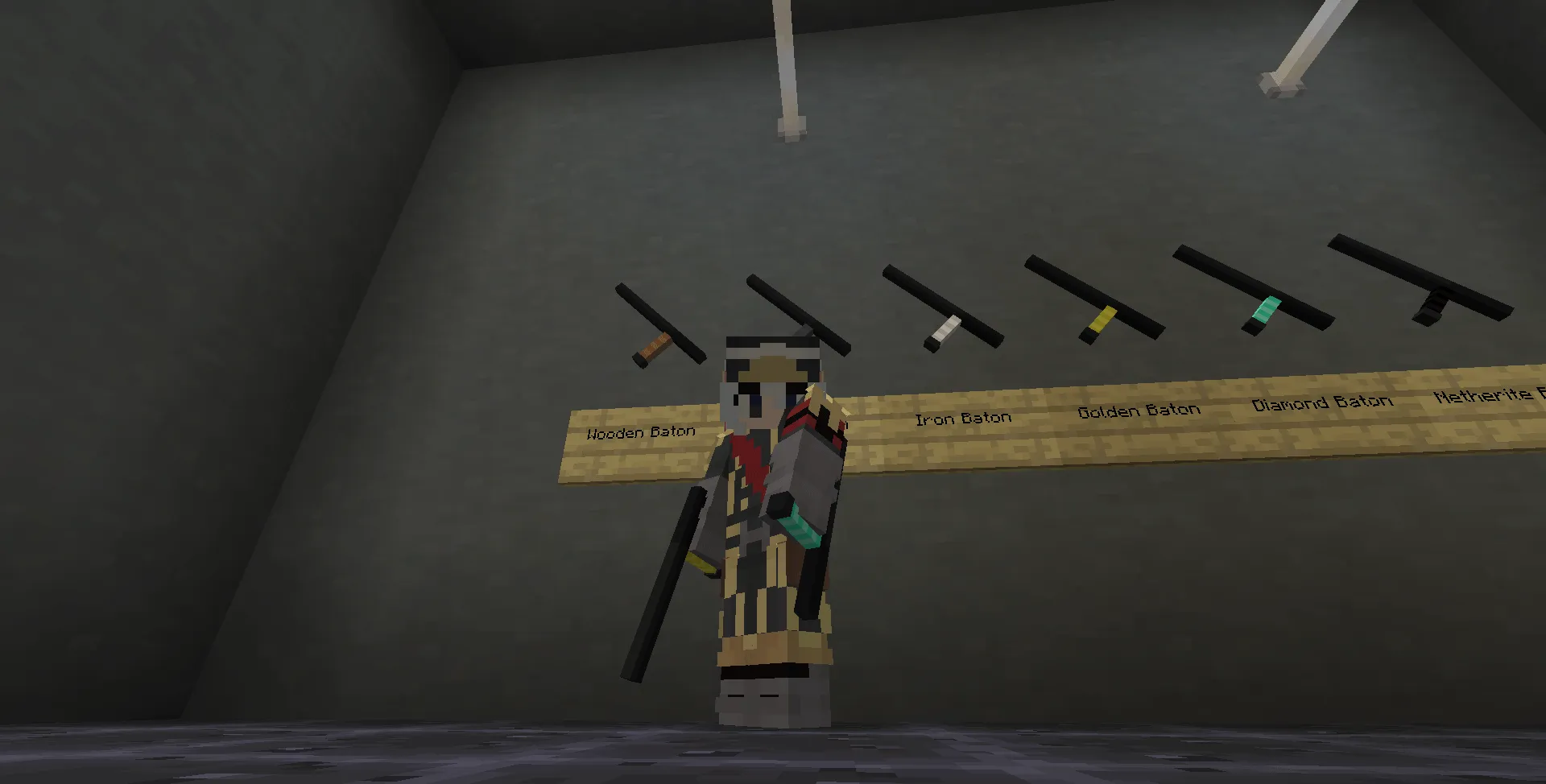 NOTLIVES Swords to Batons — скриншот 3 (Текстуры, Minecraft)