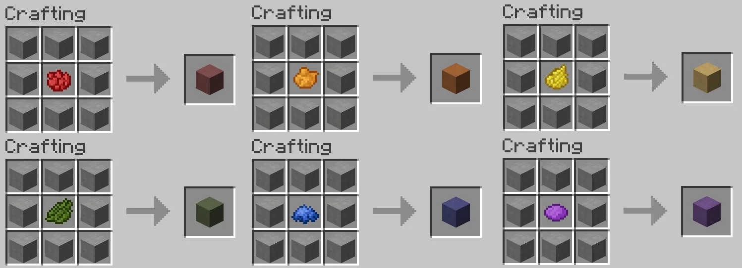 Easier TFMG concrete coloring, Дата-паки, Minecraft