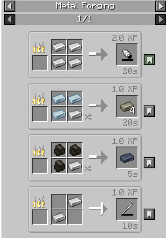 Metalborn, Моды, Minecraft