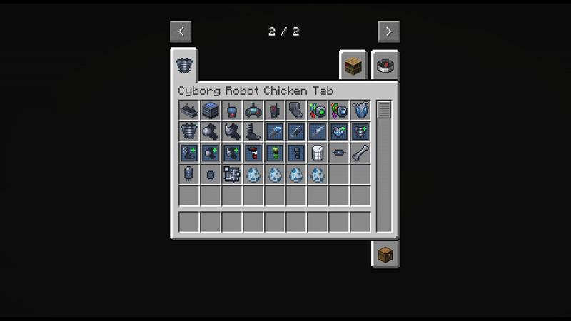 Cyborg Robot Chicken: Returns!, Моды, Minecraft