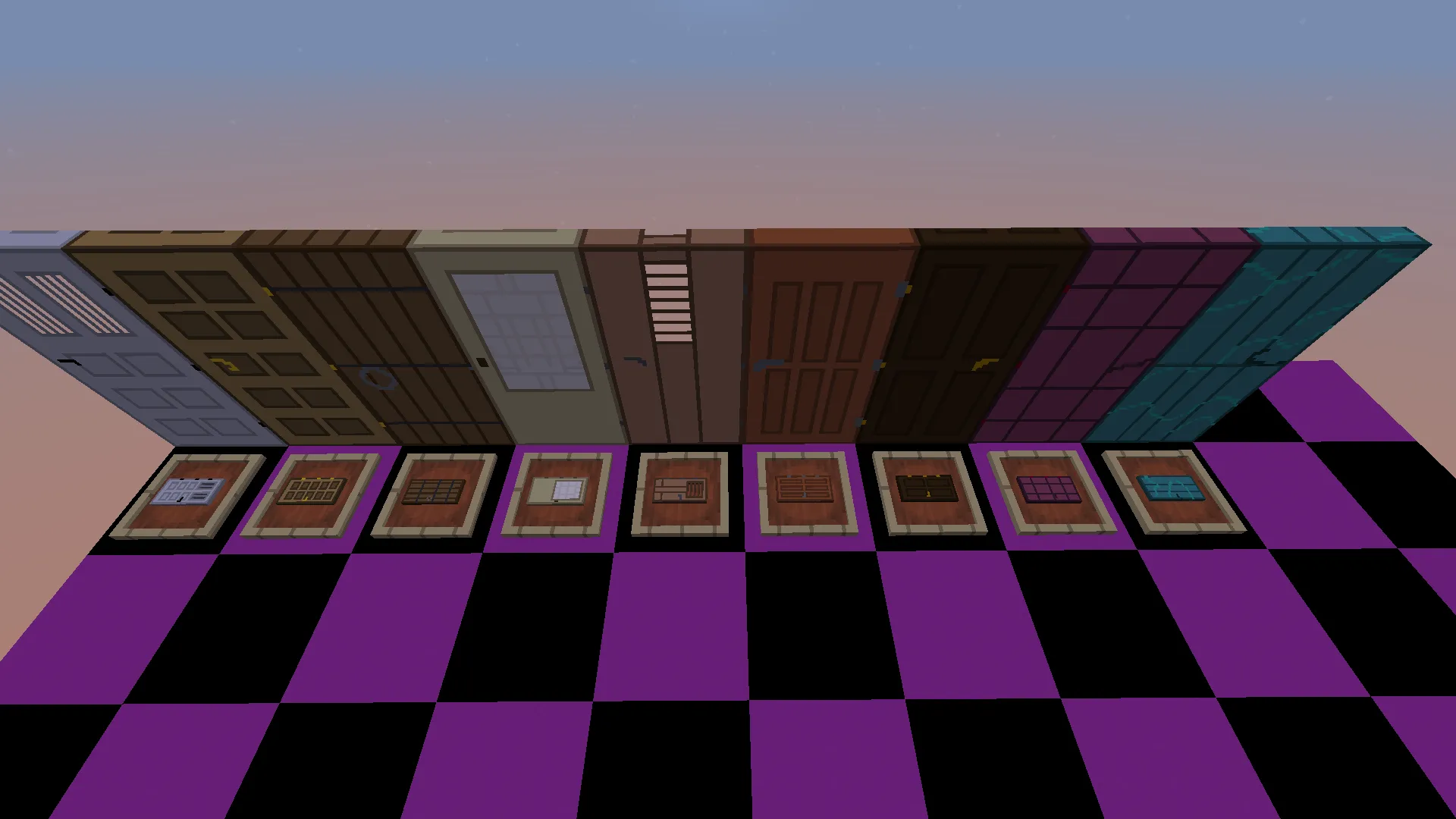 The Round Earth Theory's Door Pack — скриншот 1 (Текстуры, Minecraft)