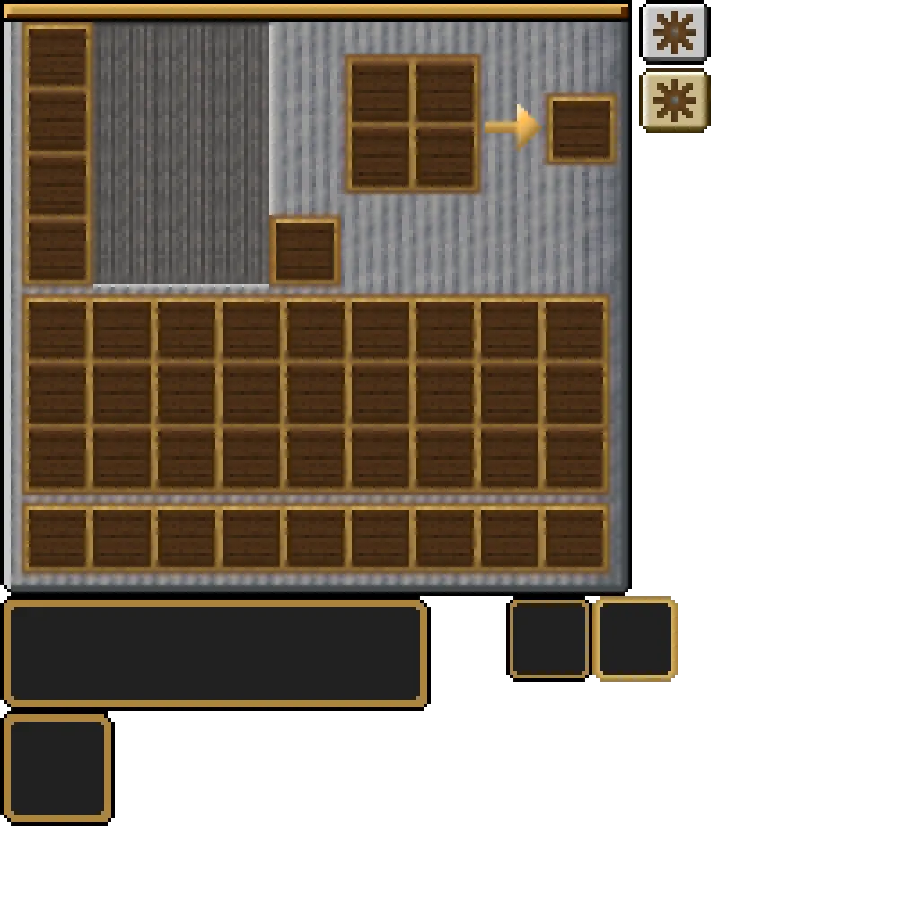 Create GUI (DEMO), Текстуры, Minecraft