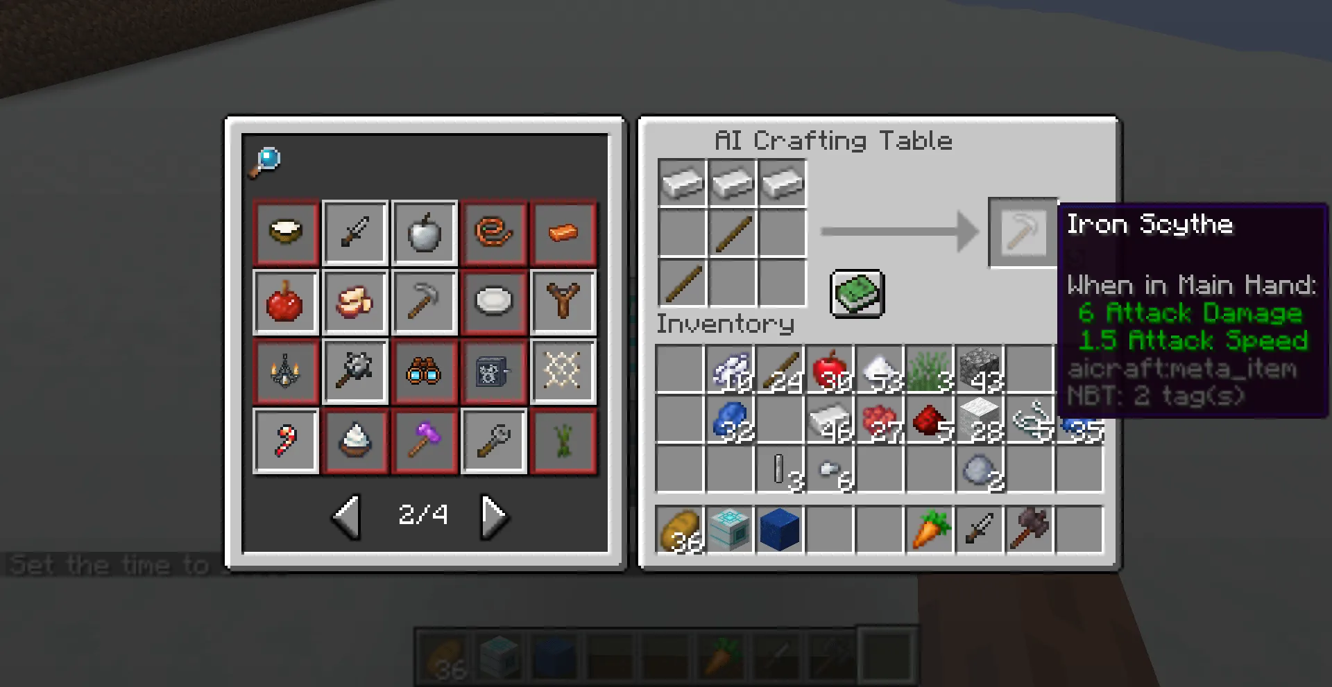 AICraftingTable — скриншот 2 (Моды, Minecraft)