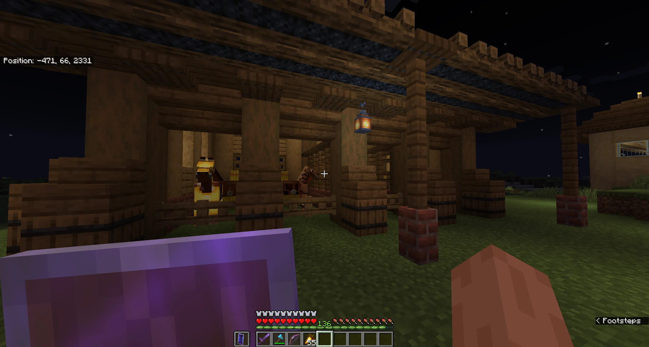 HUD Coordinates, Моды, Minecraft