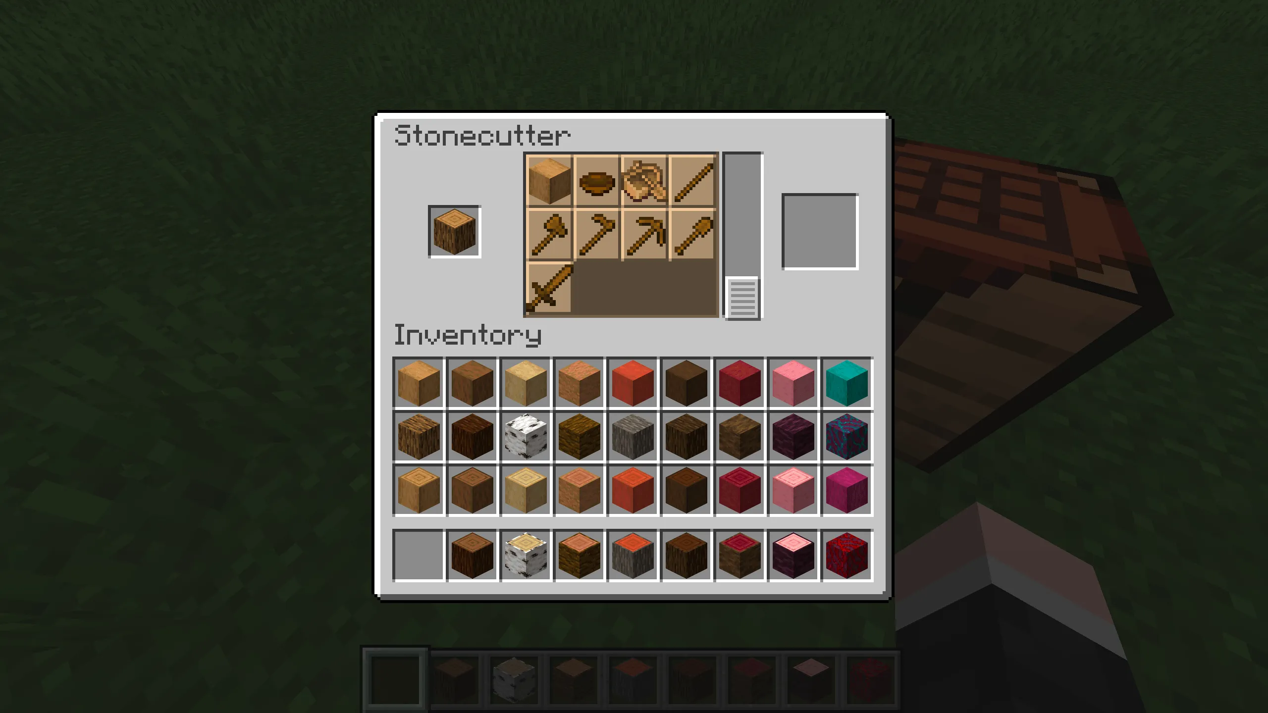 Woodcutting, Дата-паки, Minecraft