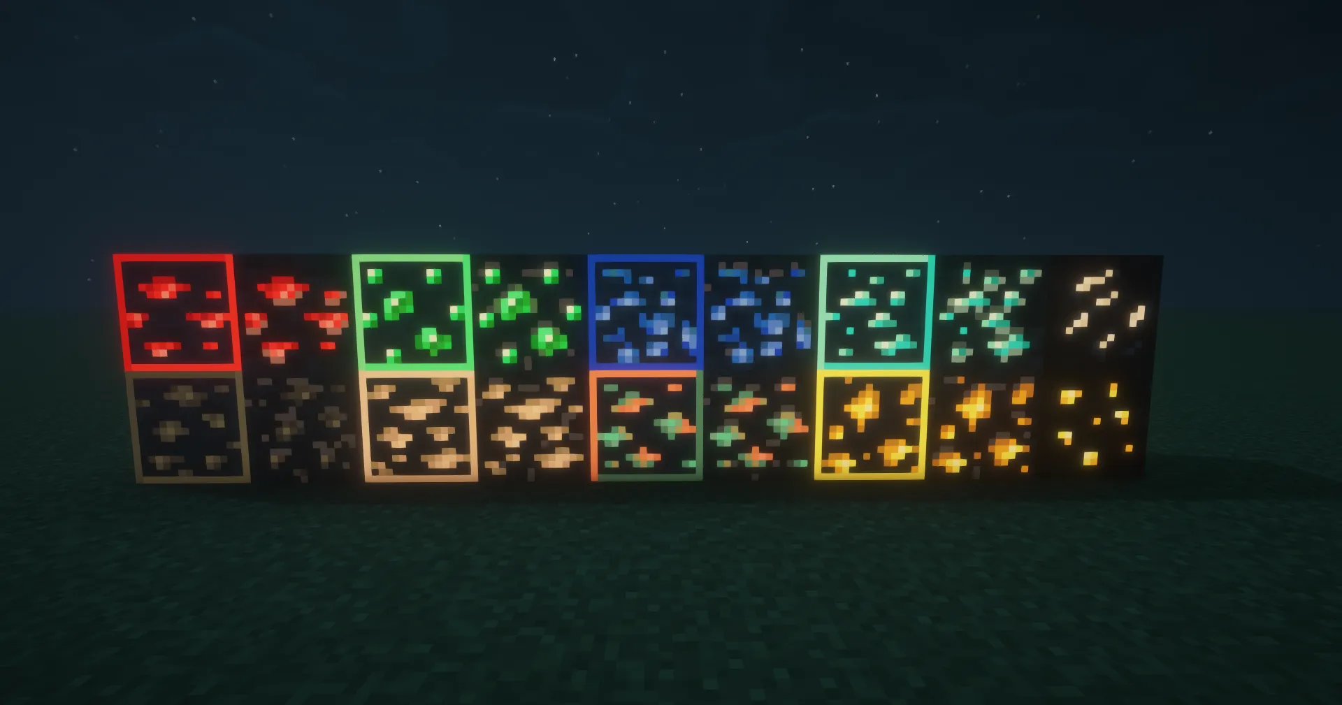 LushGlow, Текстуры, Minecraft