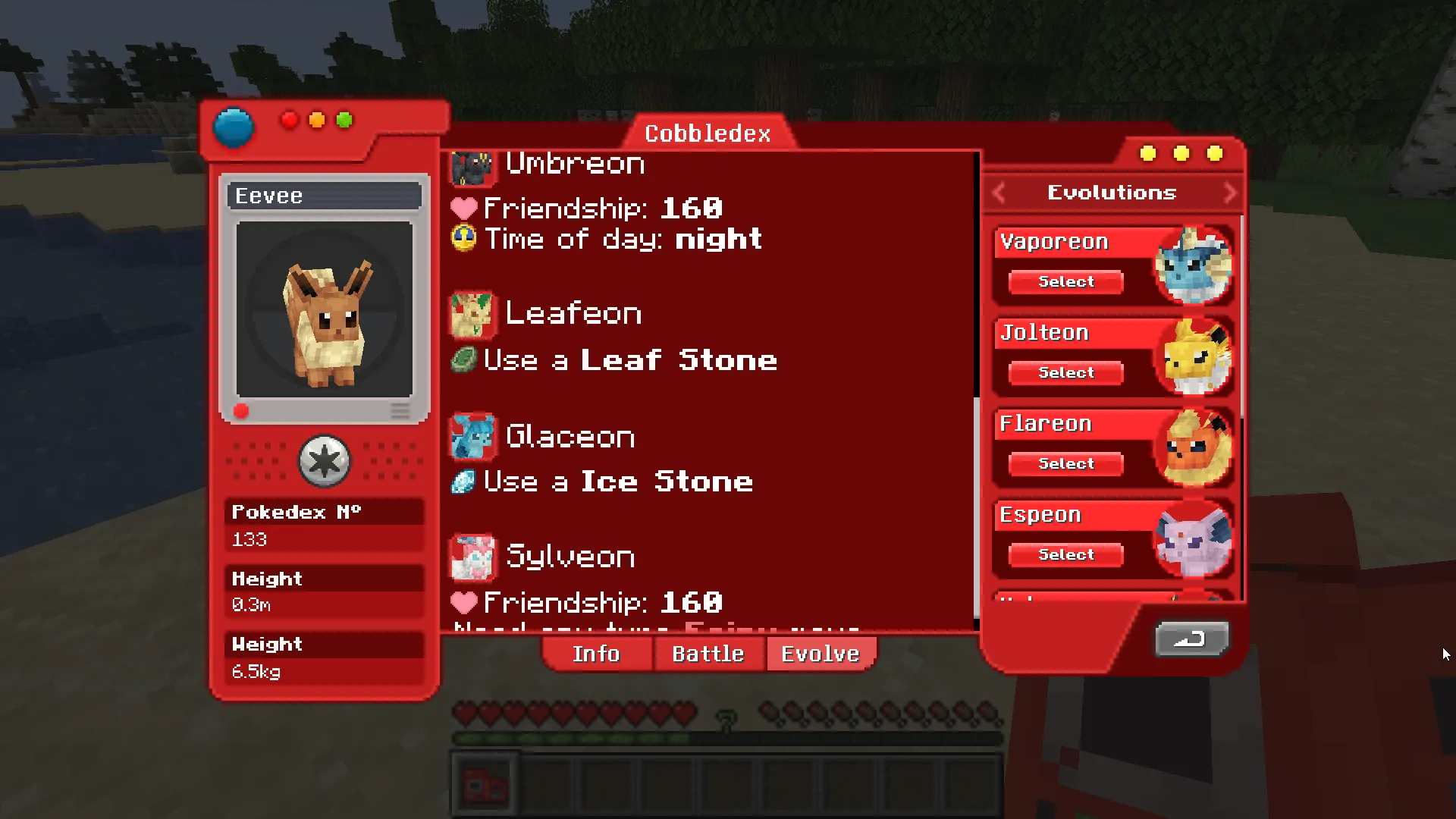 Cobblemon Pokédex (Cobbledex), Моды, Minecraft
