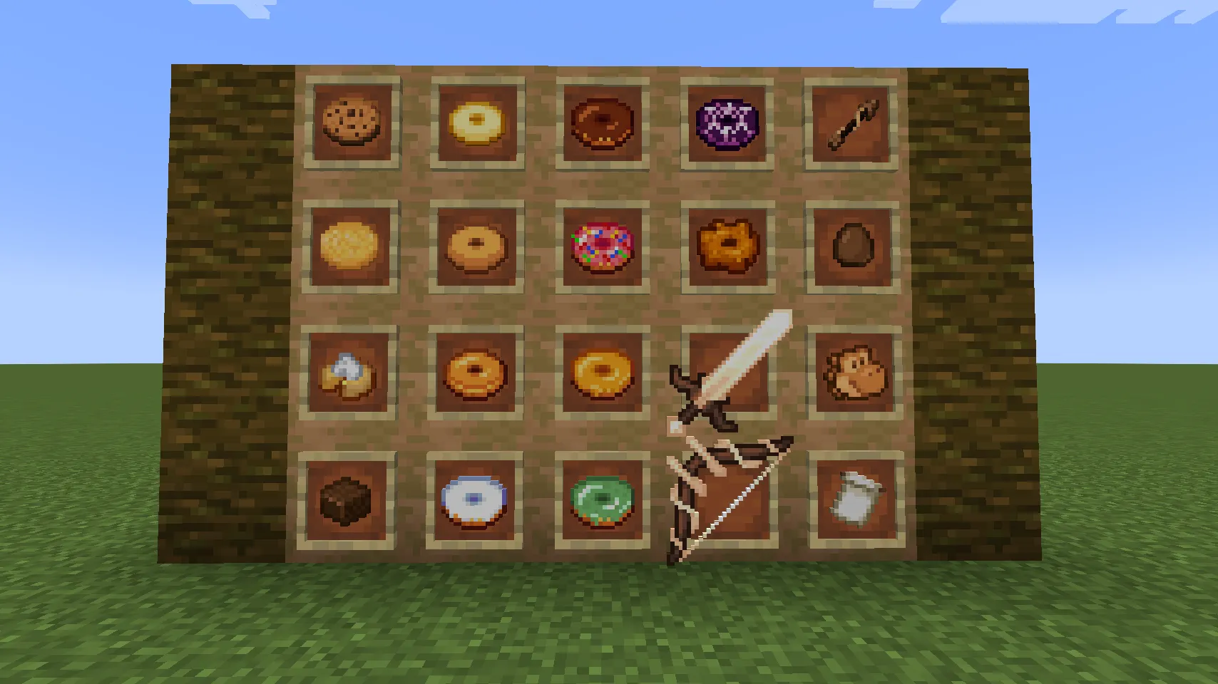 Nillachoco (Forge), Моды, Minecraft