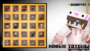 Player Totem Diversity, Текстуры, Minecraft