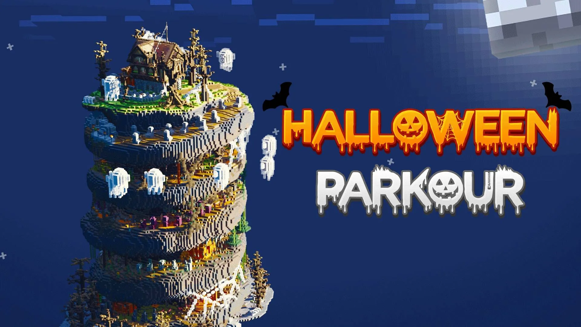 Halloween Parkour — скриншот 12 (Карты, Minecraft)