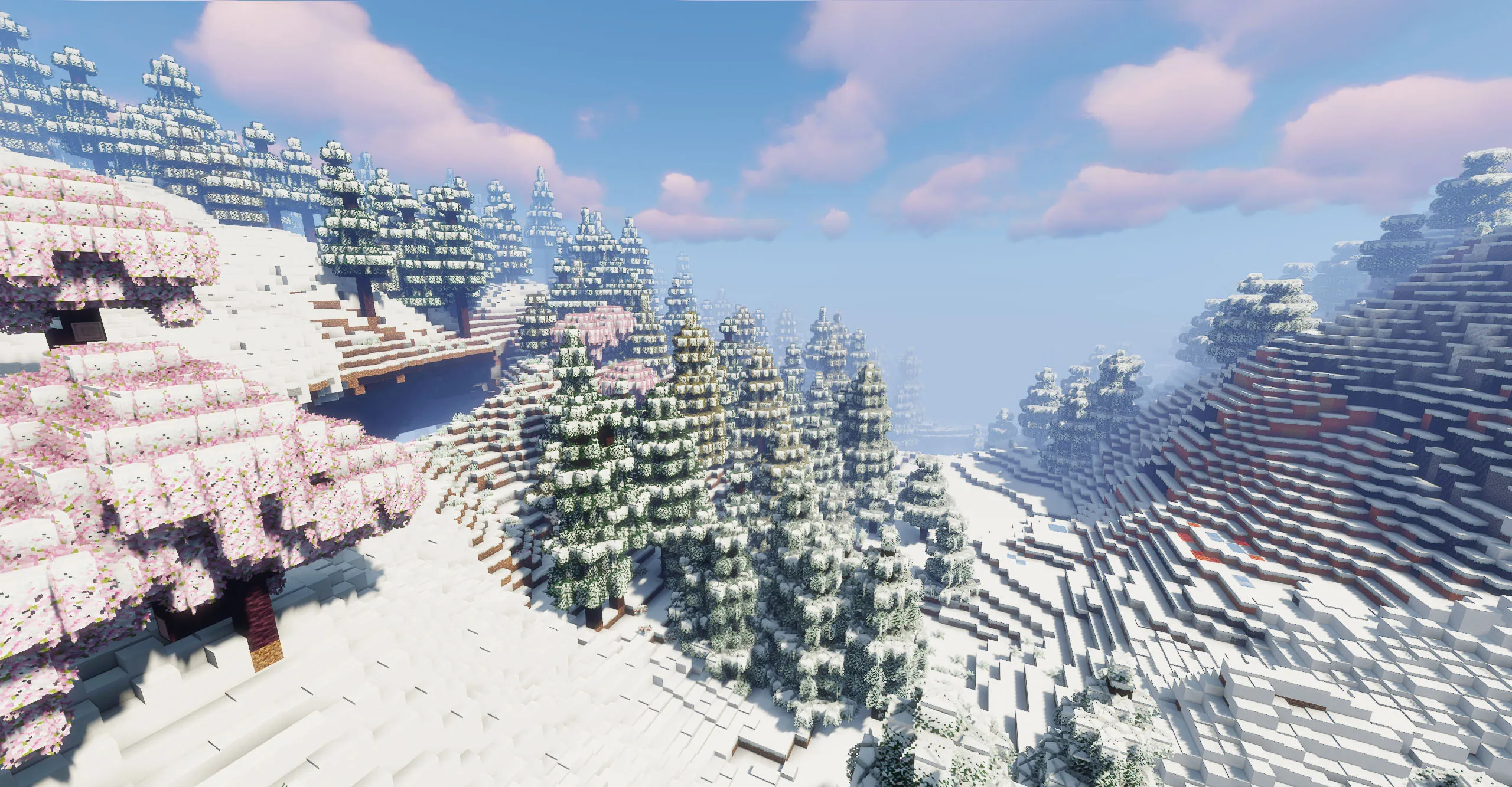 Ecliptic Seasons - Motschen's Better Leaves — скриншот 1 (Текстуры, Minecraft)