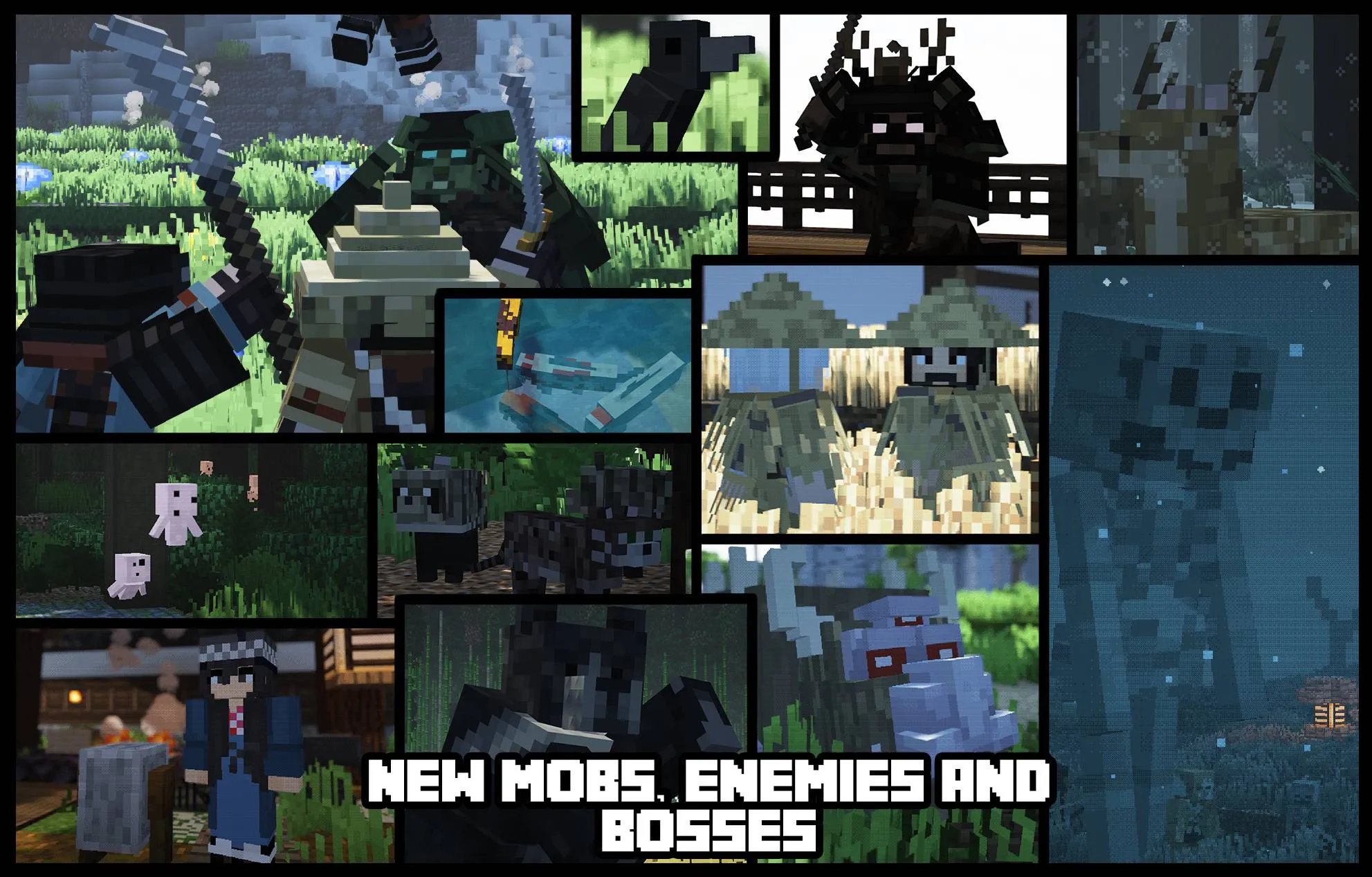 Sengoku Jidai, Japanese Overhaul — скриншот 4 (Моды, Minecraft)