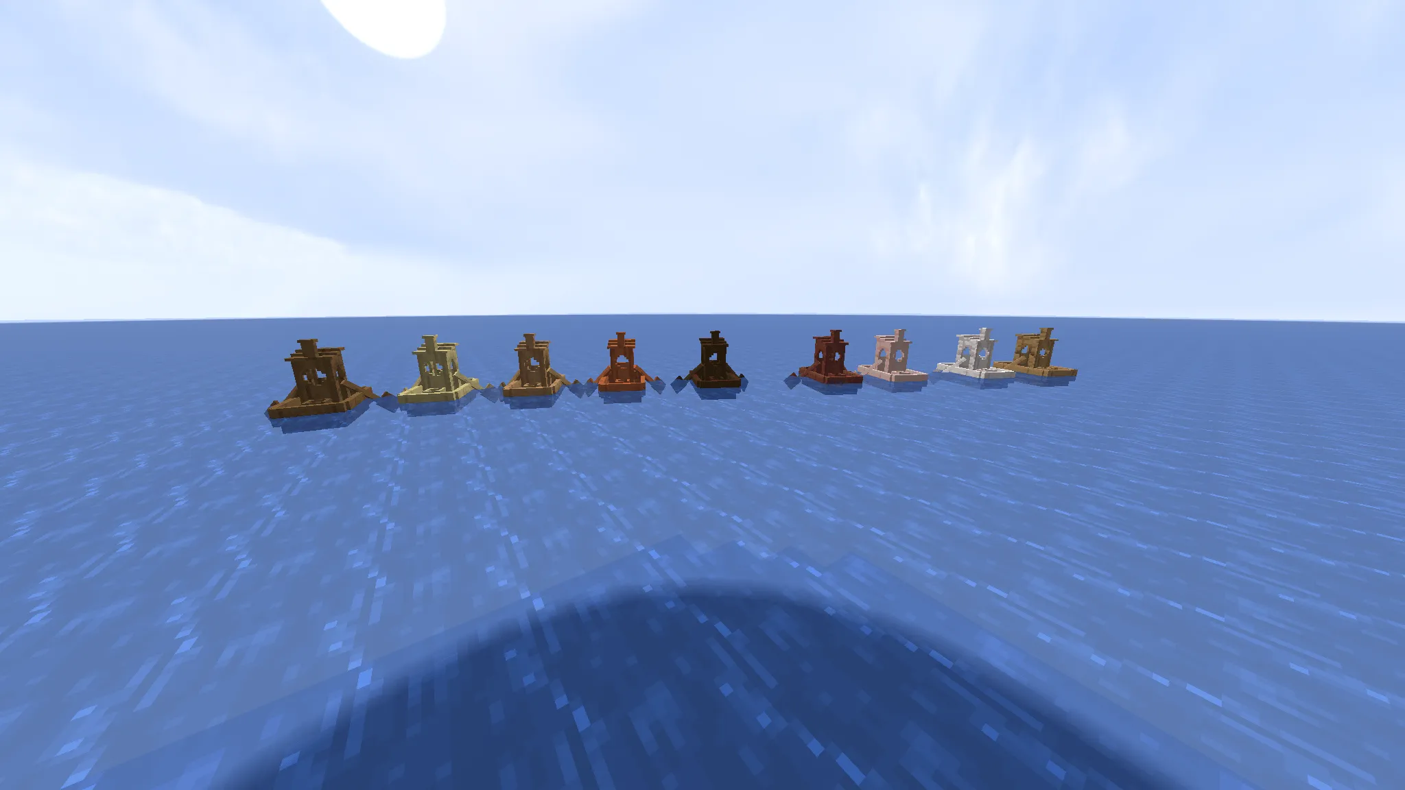 benchy boats, Текстуры, Minecraft