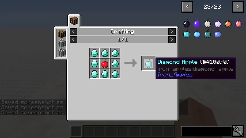 Iron Apples, Моды, Minecraft